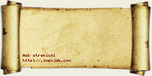 Angelina Besjedić vizit kartica